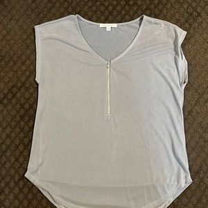 Women’s Green Envelope Grey Sleeveless Top Size Small
